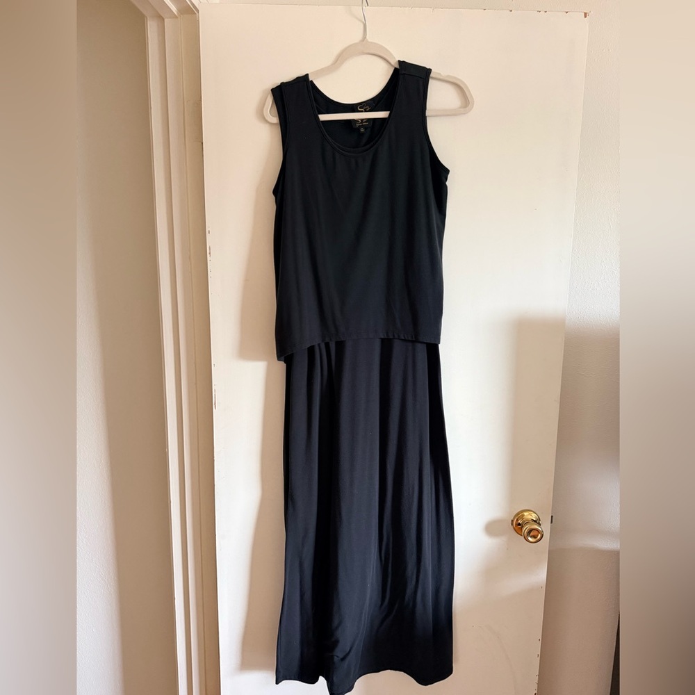Serena Williams Black Maxi Dress